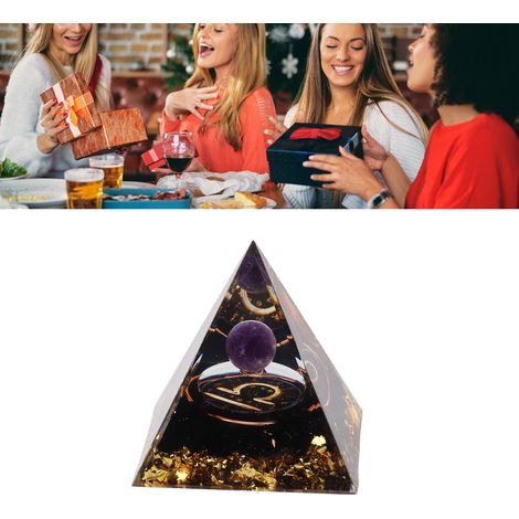 Pyramide de cristal naturel, décoration intérieure, constellation des chakras, artisanat, générateur d'énergie, Balance (1/5)