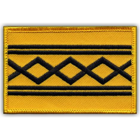 Parche de West Midlands - bandera - Reverso autoadhesivo - Parche/insignia/emblema bordado