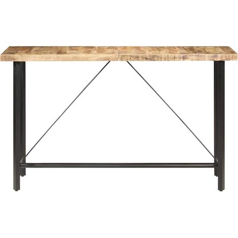 Maison Exclusive - Tavolo da Bar 180x70x107 cm in Legno Ruvido di Mango (1/5)