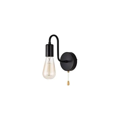 Applique Murale Vintage E27 Douille Standard Appliques Murale Interieur Industrielle RéTro MéTal Lampe Avec Interrupteur Pour Salon Chambre à Cou