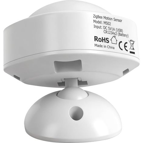 Alarme Détecteur de Mouvement Intérieur ZigBee, Detecteur ZigBee 3.0 sans Fil, Capteur Infrarouge, Scène Intelligente, Bridge Requis, 8m / 120°, Compatible avec Smart Life (1/5)