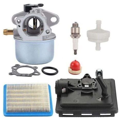 799868 Carburateur avec base de filtre à air 496116 795259, adapté pour 124l02 124t02 124t05 124t07 (1/4)