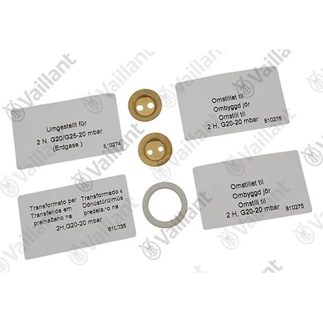 VAILLANT Set di conversione, da propano a gas naturale VC 136+206+276/2-E u.w. Vaillant-Nr. , 202729