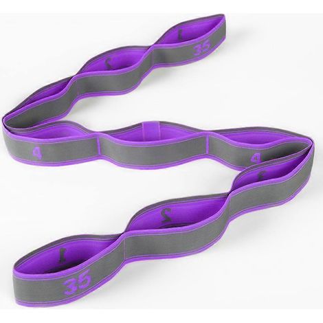 Bande de résistance pour yoga - violette (1/2)