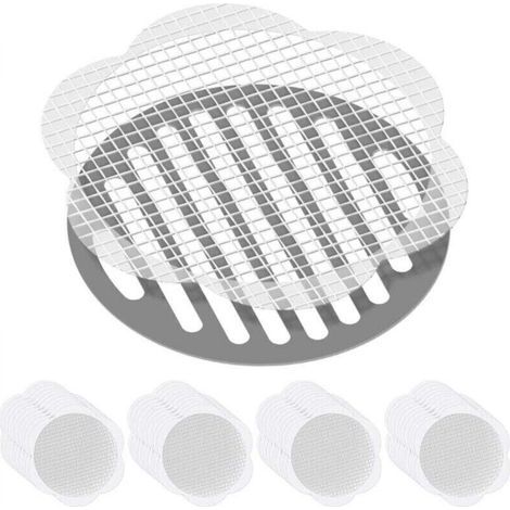 40PC Filtre Cheveux Douche et Baignoire, Attrape-Cheveux jetables pour Douche, Protecteur Grille évacuation, Filtre evier Cuisine pour Baignoire (1/4)