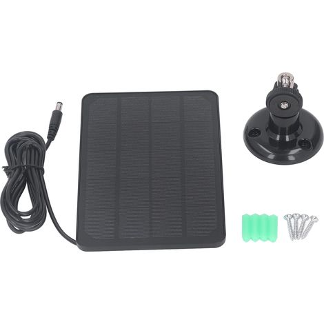 Panneau Solaire 10W Rechargeable pour Éclairage Domestique, Caméra et Surveillance avec Sortie DC (1/5)