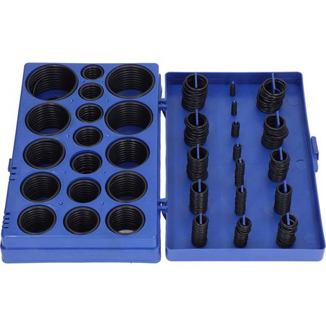 419-teiliges Set metrischer O-Ringe, Hybrid-Gummidichtungssatz für Sanitärinstallationen, Wasserhähne, Maschinen, verschiedene Dichtungsringe. (1/5)