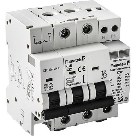 Magnototermico FAMATEL Combi 2P 25 amperios 257000239