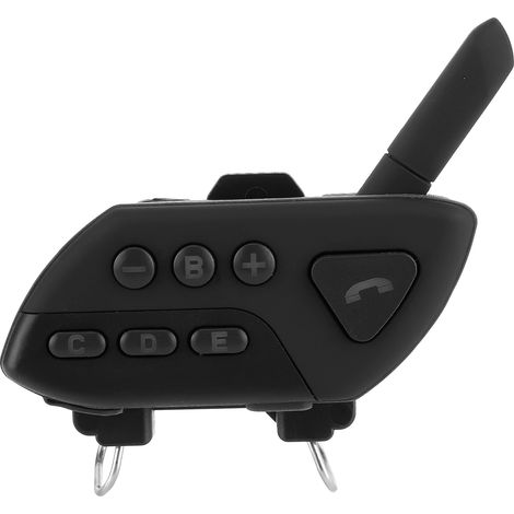 Motorrad-Intercom-System für Motorradhelme, Bluetooth-Kopfhörer, 120 km/h, Geräuschunterdrückung, Schwarz (1/5)