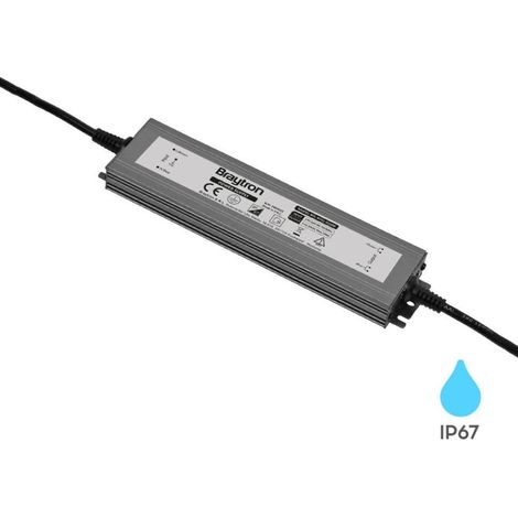Alimentation électrique 100W IP67 en aluminium noir (1/3)