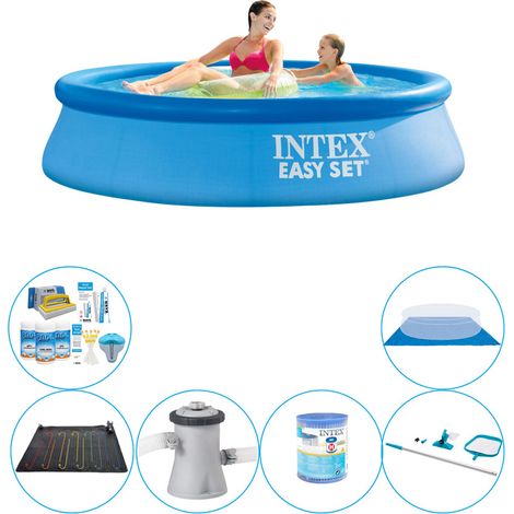 Pack de piscine - 7 pièces - Intex Easy Set Ronde 244x61 cm - OFFRIR (1/5)