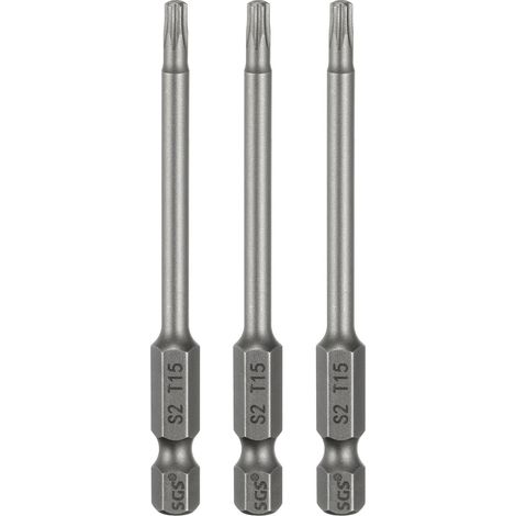 3 Pièces Embout Tournevis Torx T15 Pointe Magnétique (1/5)