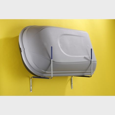 Mottez – Crochet de rangement coffre de toit B126P – Charge max 20 kg – Pivotant et rabattable – Universel pour tous types de coffre