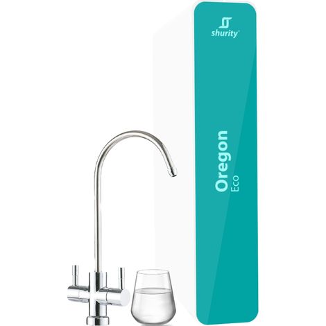 Depuratore acqua con Osmosi Inversa diretta Sottolavello Shurity Oregon Eco - 2 Vie Acqua Liscia/Gassata