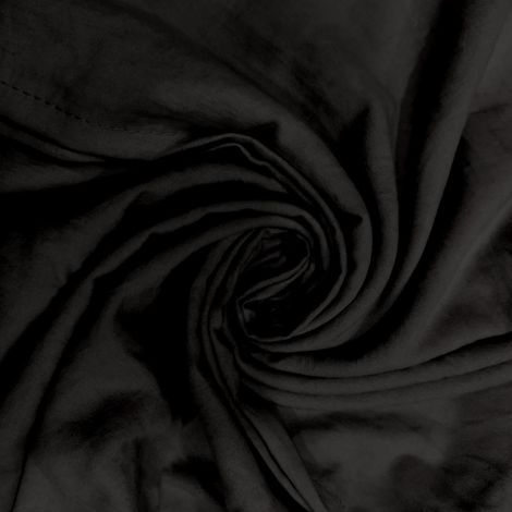 Parure Housse de Couette en Microfibre lavée 260x240 cm Boheme Noir (1/2)