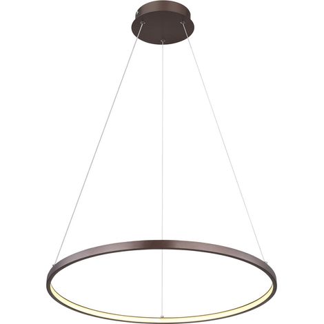 Globo - lámpara colgante - Ralph - marrón - metal - Ø 61cm - LED (1/5)