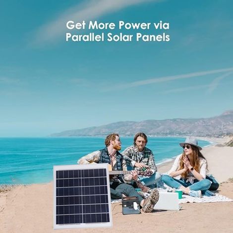Pannello solare monocristallino Toivize da 20 W, impermeabile IP68, portatile con cavo USB per campeggio ed escursionismo all'aperto. (1/4)