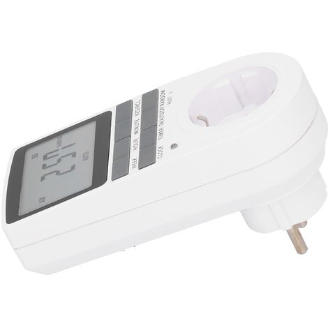 24-Stunden-LCD-Timer-Stecker, Timer-Steckdose für Küchengeräte, EU 240 V (1/5)