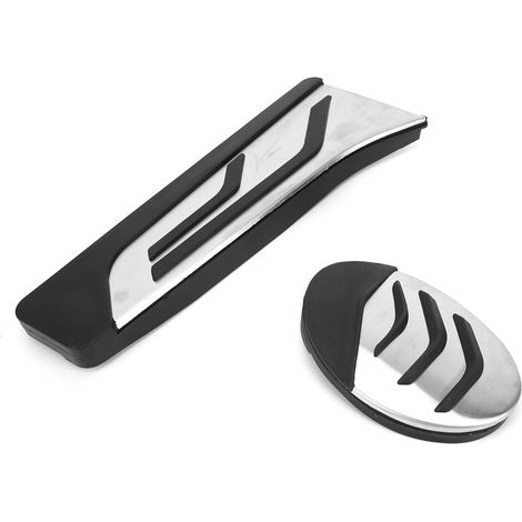 2PCS Pédales Accélérateur et Frein en Acier Inoxydable Compatibles Série 2 MPV F45/F46 2015-2021 Conduite à Gauche (1/5)