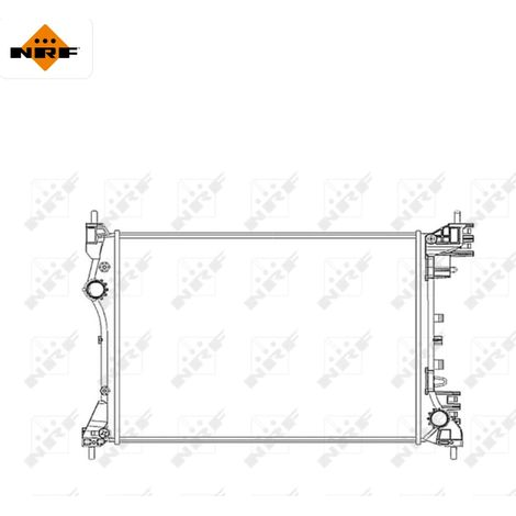 Radiateur, refroidissement du moteur NRF 53834 ALFA ROMEO 1300330 1300347