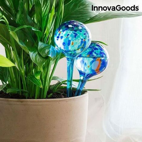 Handgefertigte Glasgießkanne für Zimmerpflanzen – Bewässerungsflasche, automatisches Bewässerungssystem, Bewässerungskugel.