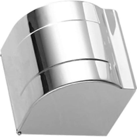 Porte-papier toilette sans perçage avec étagère en aluminium auto-adhésif pour salle de bain, cuisine ou bureau (1/5)