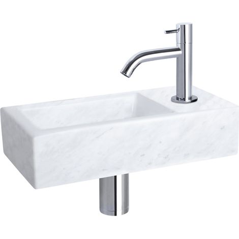 Differnz Lave-mains Blanc H9.5xl37.5xL18.5cm (1/5)