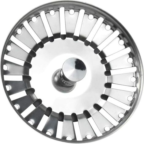 (Durchmesser: 84 mm) Küchenspüle-Zubehör, Küchenspüle-Siebstopfen aus Edelstahl, Küchenspüle-Mülleimer, Küchenspüle-Stopper (1/5)
