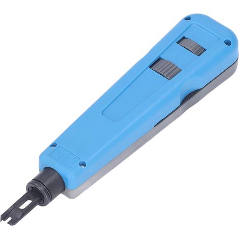 Verstellbares Verlegewerkzeug für Telekommunikationskabel, integrierter Drahtschneider, manuelle Moduleinführung für 110/88-Module, ergonomischer Griff (1/5)