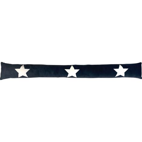 TrendLine Zugluftstopper Sterne dunkelgrau 92 x 10 cm