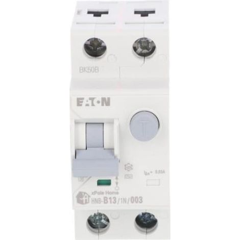 Interruttore differenziale 2P 13A B 0.03A tipo AC xPole Home HNB-B13/1N/003 195120