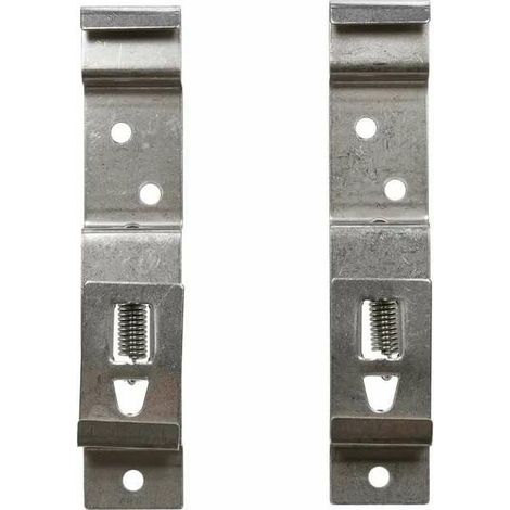 – Support de plaque d'immatriculation à ressort pour remorque en acier – Fixation solide – Compatible plaques 520 x 110 mm – Usage remorque et caravane (1/2)