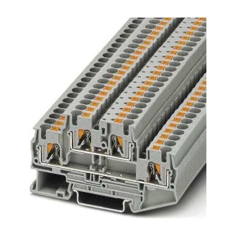 Phoenix Contact Bloque de conexión gris 6,2 mm para carril NS