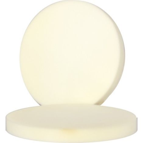 2 galettes chaise rondes en mousse polyéther pour rénovation ø 40 cm (1/2)