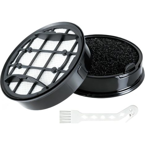 2 filtres de rechange pour aspirateurs balais sans fil Philips VC 7000 8000 séries XC7053 XC7055 XC7057 XC8055 XC8057 (noir avec brosse de nettoyage) (1/5)