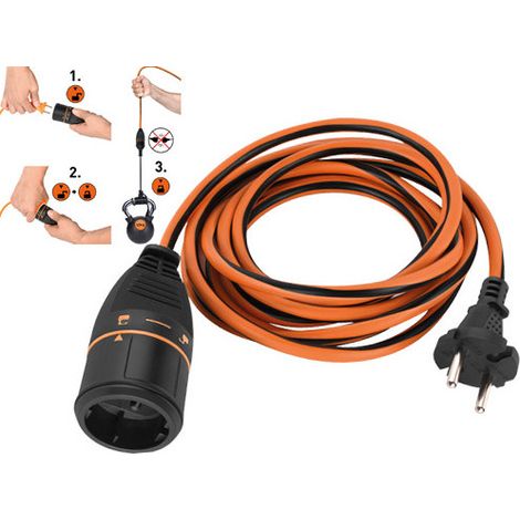 Extensor de jardín con bloqueo Electralock Vvf 2x1.5 40m - Electraline