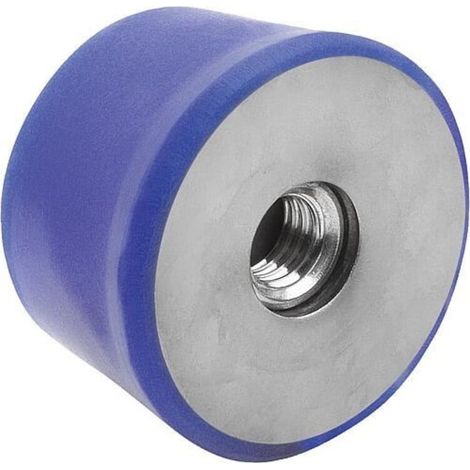 KIPP Gummipuffer konisch M10 Ø50 H17 Edelstahl A4 1.4401 (1/3)