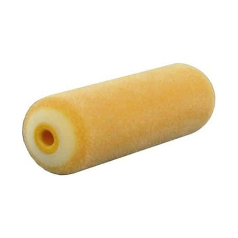 Manchon pour rouleau 110 mm – Mousse floquée orange – Épaisseur laine 4 mm pour finition lisse – Application laques et vernis