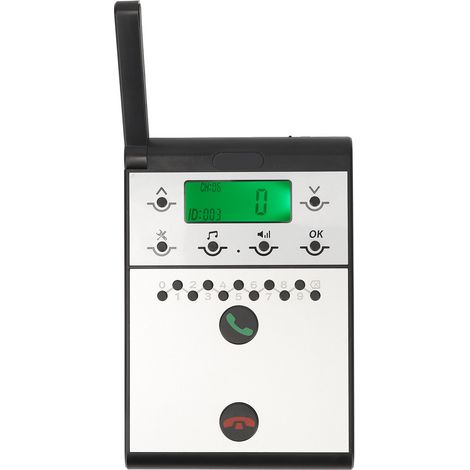 Interphone sans fil 2 km portée écran LED maître sub communication pièce à pièce système talkie longue distance (1/5)