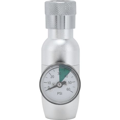 Mini régulateur de CO2 avec manomètre, accessoire de mise en fût de bière et de soda maison (MFL 3/8 po) (1/5)