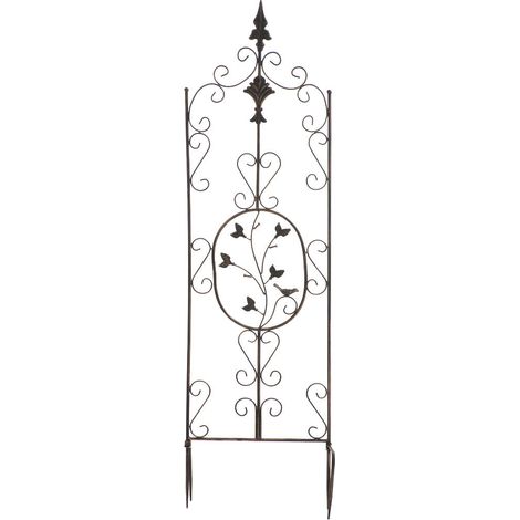 Tuteur pour plantes grimpantes hautreur 122 cm en métal bronze 100003871 (1/5)