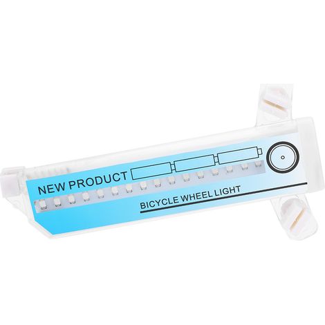 Lumières de roue de vélo à 16 LED clignotantes pour le cyclisme en extérieur