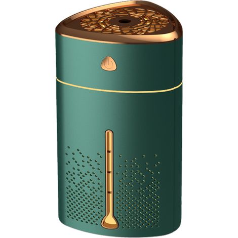 Humidificador de niebla fina de 1000 ml con luz nocturna de colores, silencioso y refrescante, alimentado por USB, ideal para el hogar, viajes, coche, oficina o dormitorio. (1/5)