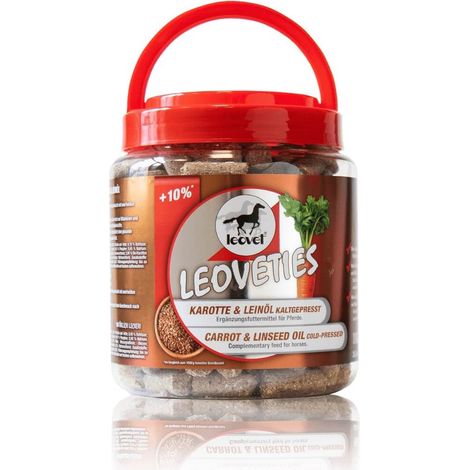 Leovet Leoveties Karotte und Leinöl kaltgepresst 1100 g Pferdeleckerli