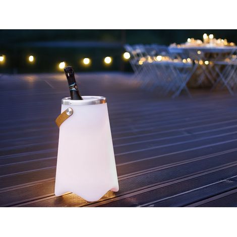 LED Akku Bodenlampe CALLOON mit RGB, Bluetooth Lautsprecher & Weinkühler 50cm (1/5)