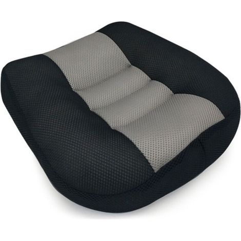 Coussin de siège d'appoint voiture – Rehausseur antidérapant 40x40cm – Confort et posture améliorés – Polyester et coton