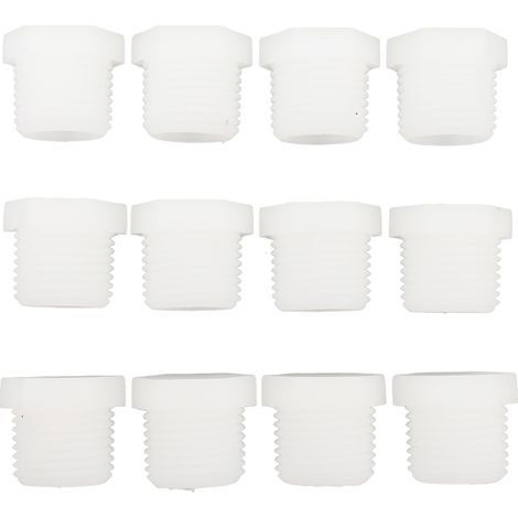 Bouchon de Vidange pour Chauffe-Eau RV, Filetage de 1/2 Pouces, Bouchon de Vidange en Plastique de Longue Durée pour Chauffe-Eau Atwood. (1/5)