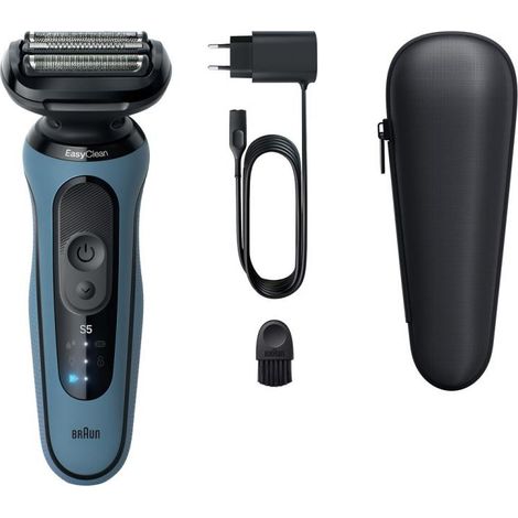 Braun Series 5 52-A1000S afeitadora Máquina de afeitar de láminas Azul
