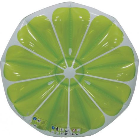 Materassino gonfiabile a forma di fetta limone 178x98cm Fredi