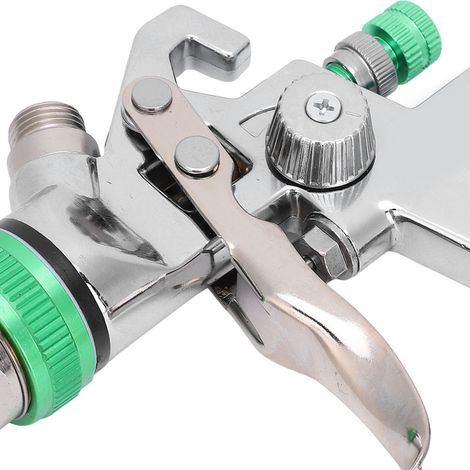 Farbpistole mit Druckregelventil, 2,5-mm-Düse, H827, 1000-ml-Aluminiumtank + 10-kg-Manometer (1/5)